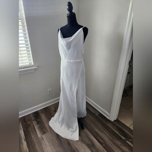 Zapaka White Vintage Dress